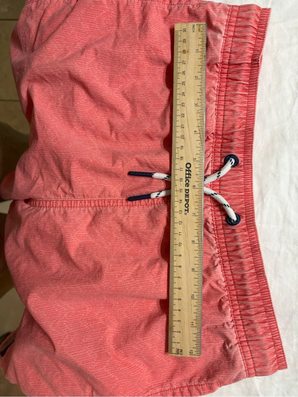 Vineyard Vines Men's Coral Drawstring Swim Hybrids